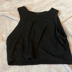 black tank top